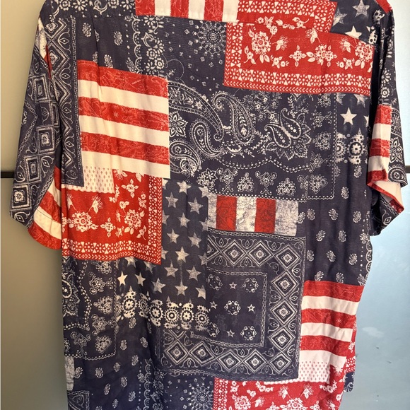 Polo by Ralph Lauren Men's Patriotic Patchwork Shirt - Picture 2 of 2